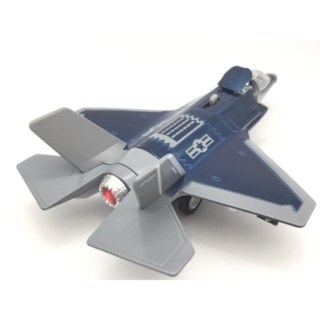 ステルス戦闘機 F-35B ライトニング2 青 STOVL 排気ノズル点滅