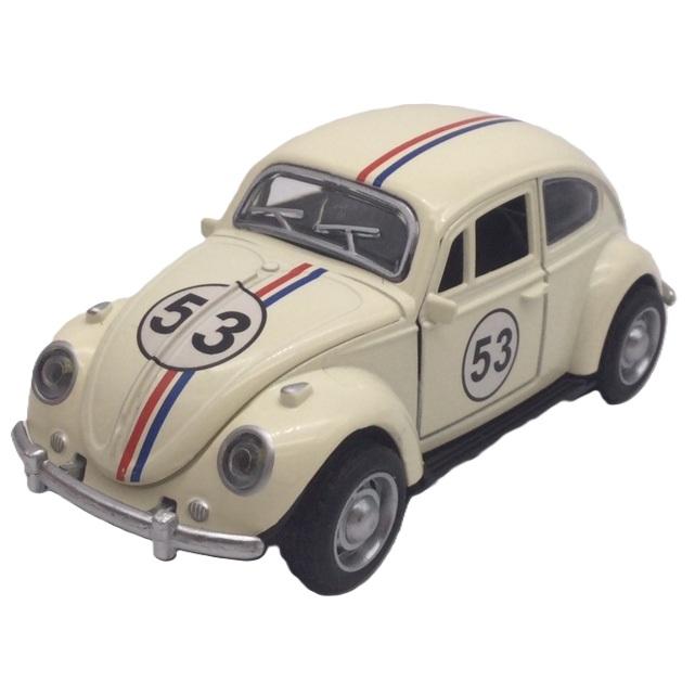 ミニカー 1/32 ワーゲン ビートル NO53 ハービー ヘッドライト点灯