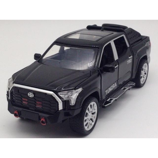 ミニカー ブラック 1/32 トヨタ タンドラ XK70型 第3世代 ヘッドライト