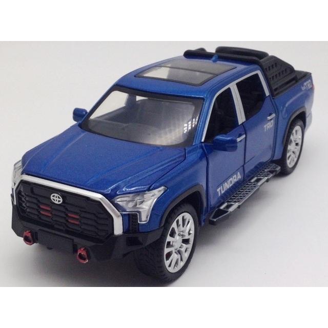 ミニカー メタリックブルー 1/32 トヨタ タンドラ XK70型 第3世代