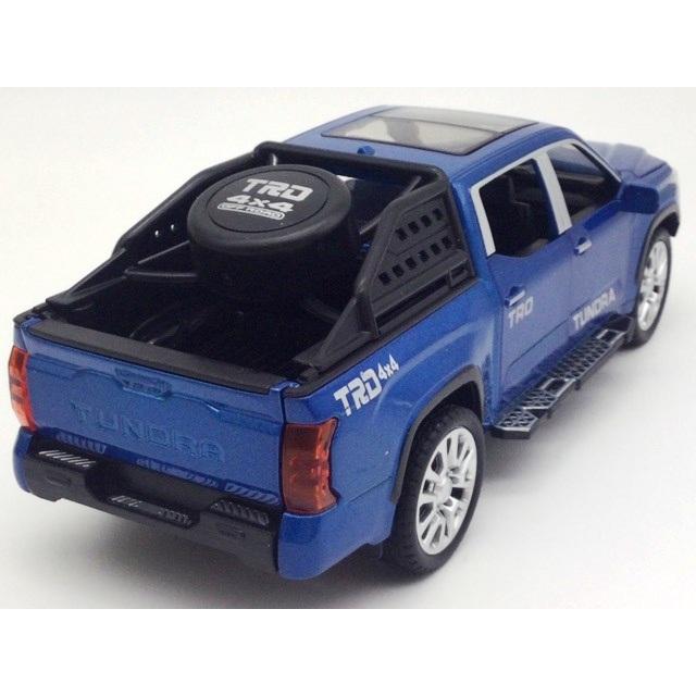 ミニカー メタリックブルー 1/32 トヨタ タンドラ XK70型 第3世代