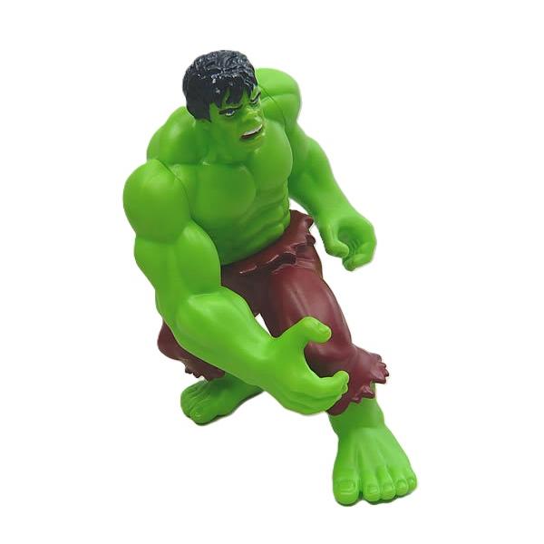 ハルク ソフビ マーベル HULK アメコミ ヴィンテージ 当時物 ハルク Hulk 18cm ソフビ フィギュア 黄緑 アメコミ系 レトロ 箱なし