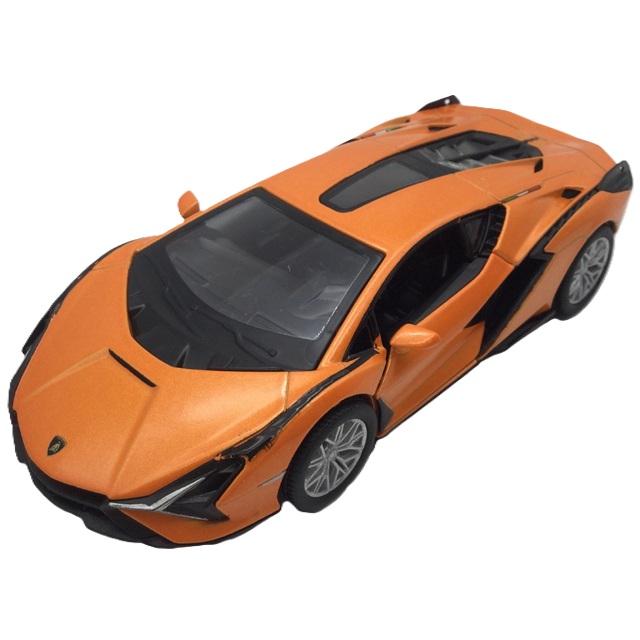 KinSMART ミニカー 1台売り 1/40 ランボルギーニ シアン FKP37