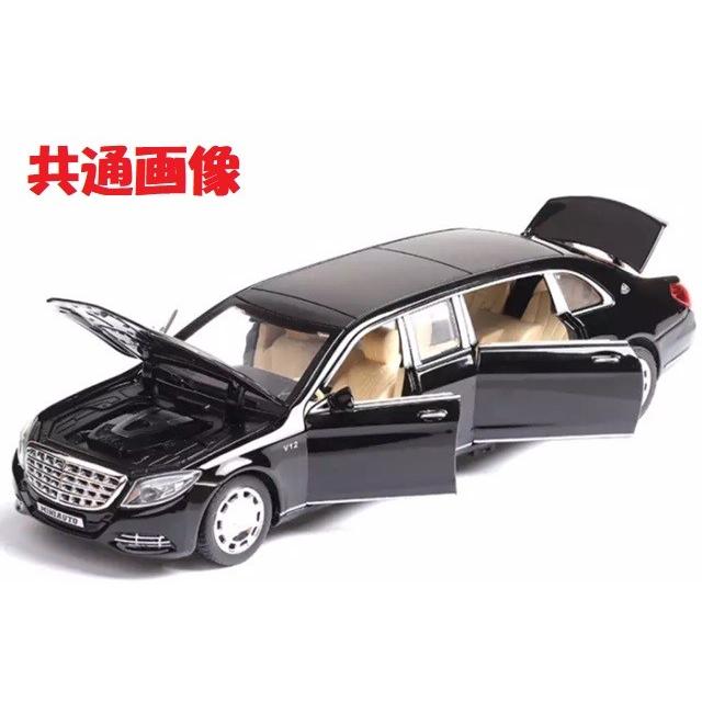 1/32 メルセデスマイバッハ S650 プルマン ストレッチリムジン ネイビー ベンツ ヘッドライト＆テールライト点灯 エンジン音＆クラクション｜lovelybeetlegarage｜02