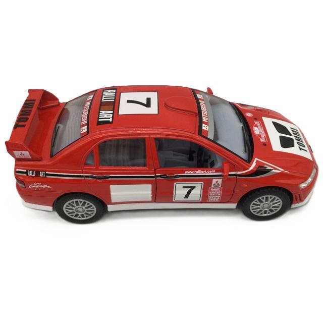 KinSMART ミニカー 1/36 三菱 ランサー エボリューション7 ラリー