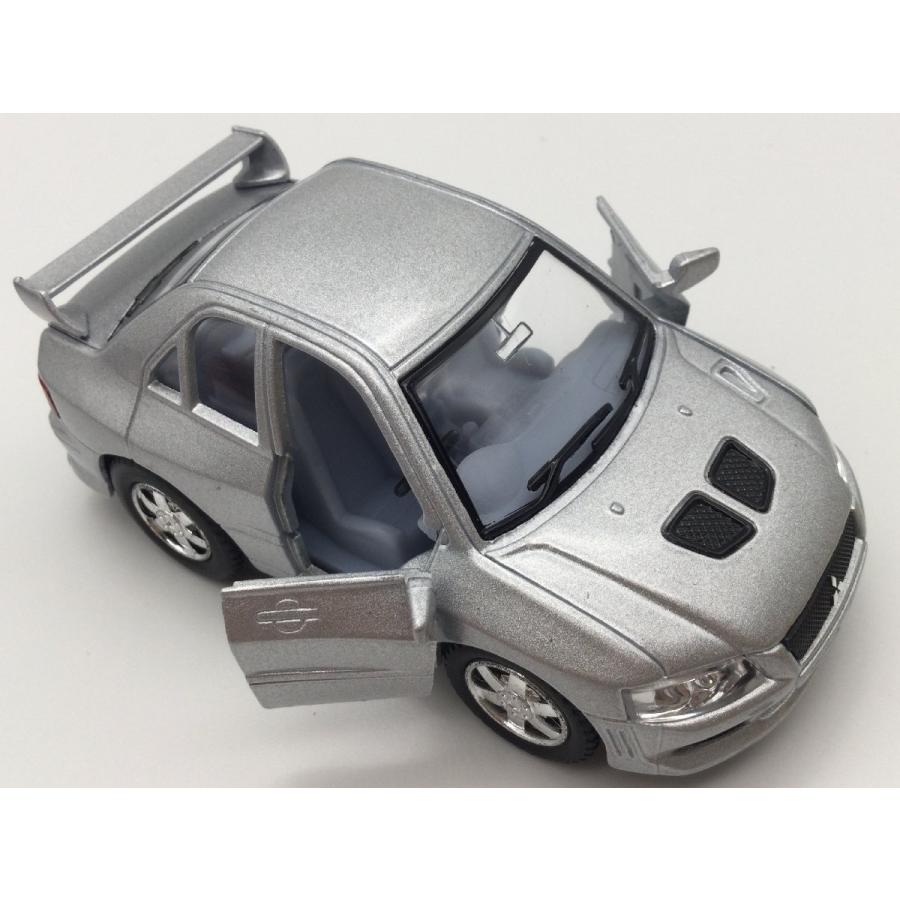 三菱（MITSUBISHI） デフォルメタイプ 銀色 ランサー エボリューション