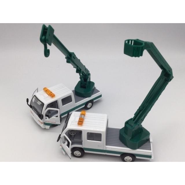 1台売り 1/35 ISUZU エルフ トラック 白 クレーン車&高所作業車 1台売り 1/35 ISUZU エルフ トラック 白 クレーン車&高所作業車