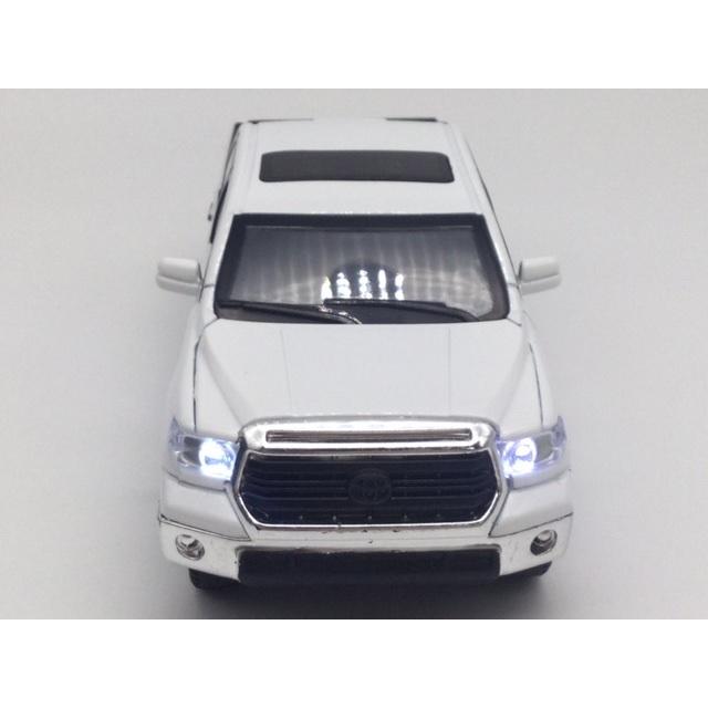 トヨタ（TOYOTA） ミニカー 白 1/32 タンドラ クルーマックス XK50型