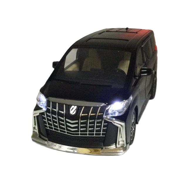 ミニカー 1/24 トヨタ アルファード 第3世代 後期型 黒 ハイブリッド