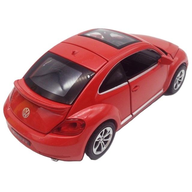 ホルクスワーゲンビートルソファ レッド ライト付き フォルクスワーゲン（Volkswagen） ミニカー 1/32 ザ・ビートル GSR