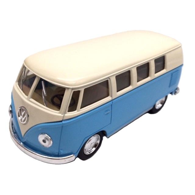 KinSMART ミニカー 1台売り 1/32 ワーゲンバス パステルカラー TYPE2