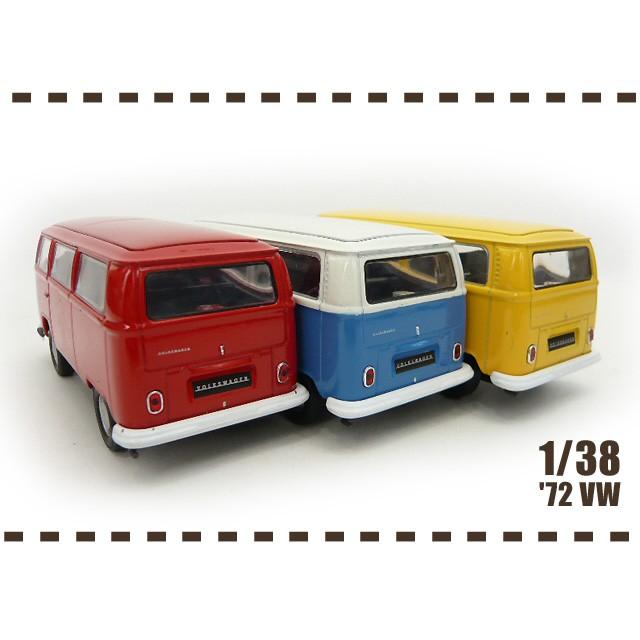 1/38 ワーゲン タイプ2 バス レイトバージョン 後期型 VW ミニカー 1