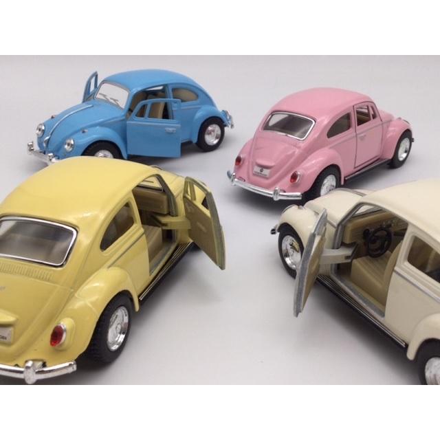 ☆貴重品☆ フォルクスワーゲン ビートル ハービー ビンテージ ミニカー 3台 1台売り 1/32 クラシック ビンテージルック ビートル パステル