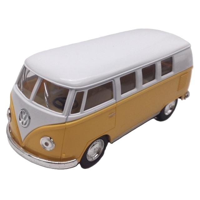 ミニカー 1台売り 1/32 ワーゲンバス ホワイトトップ TYPE2 コンビ