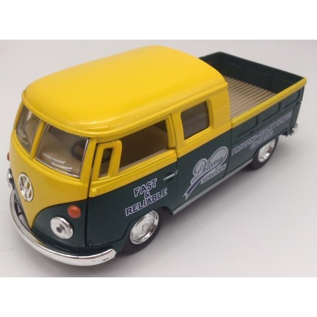1台売り 1/34 1963 ワーゲンタイプ2 デリバリーサービス ダブルキャブ