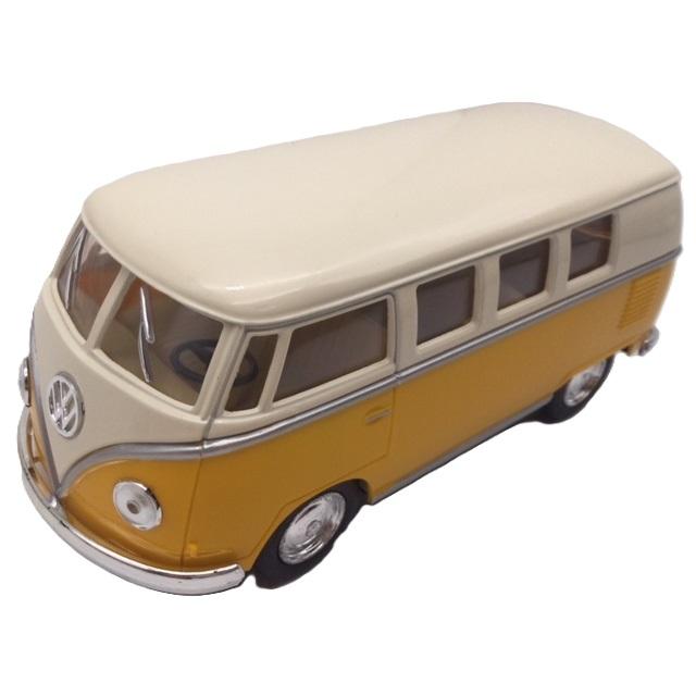 KinSMART ミニカー 1/32 ワーゲンバス アイボリートップ お得な4色