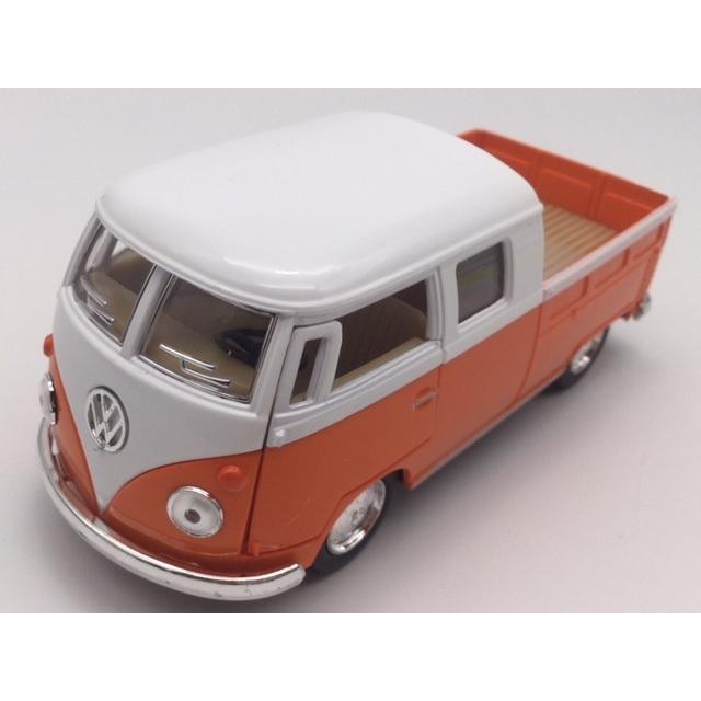 1台売り 1/34　1963 ワーゲンタイプ2 ダブルキャブ ピックアップ ミニカー フォルクスワーゲン VOLKSWAGEN ワーゲンバス ロコバス｜lovelybeetlegarage｜03