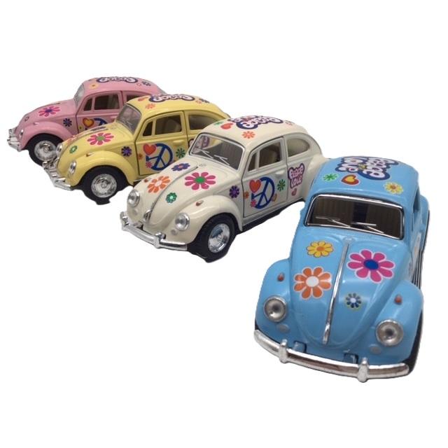 KinSMART ミニカー 1/32 クラシック ビンテージルック ビートル ラブ