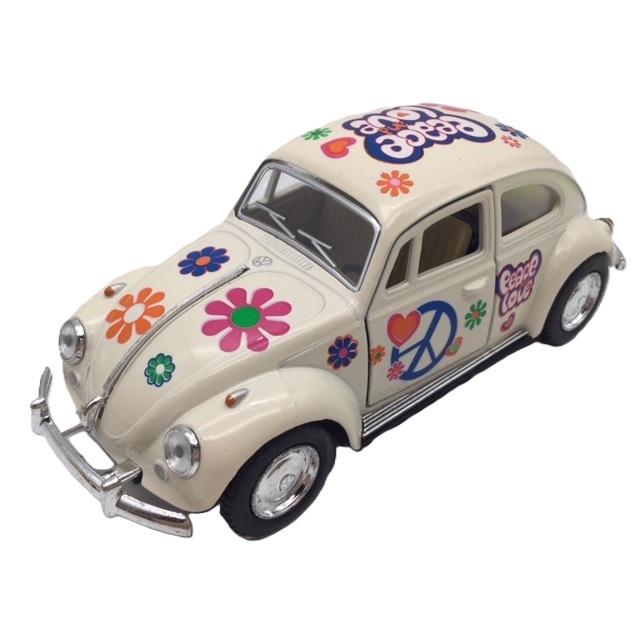 KinSMART ミニカー 1/32 クラシック ビンテージルック ビートル ラブ