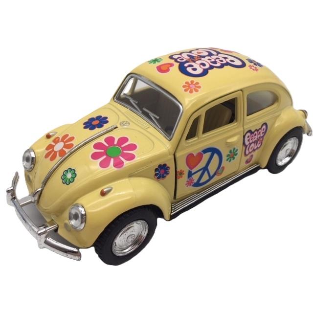 KinSMART ミニカー 1/32 クラシック ビンテージルック ビートル ラブ 
