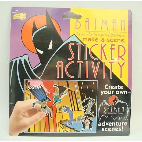 送料無料 BATMAN アクティビティステッカーセット 1993年製 デッドストック バットマン アメコミ レア コレクション アンティーク｜lovelybeetlezakka