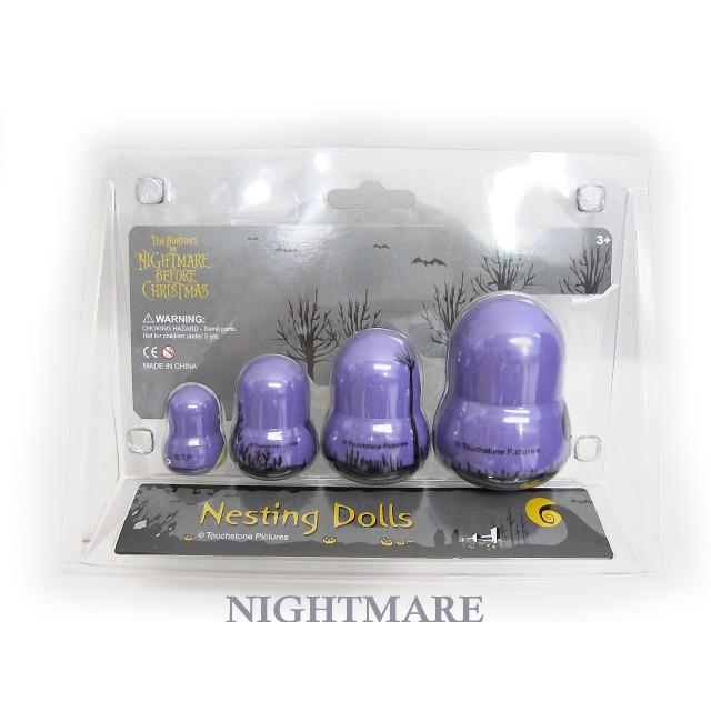 マジカルエミ ビニールバルーン(希少•未使用品) ナイトメアー ミニマトリョーシカ 4個入り プラスチック製