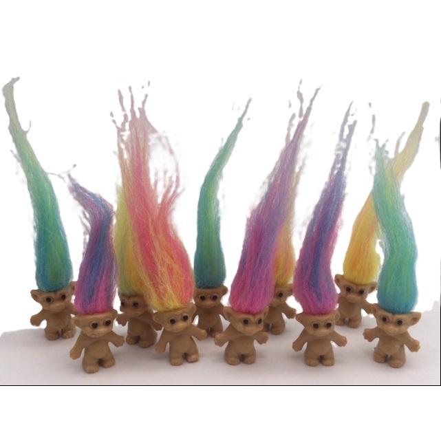 送料無料 ミニミニ トロール 人形 おまかせアソート 10体セット