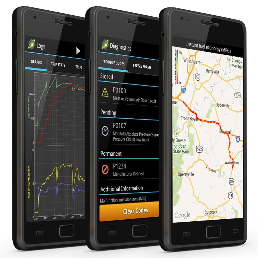 OBDLink 427201 LX OBD2 故障診断機 Bluetooth スキャンツール