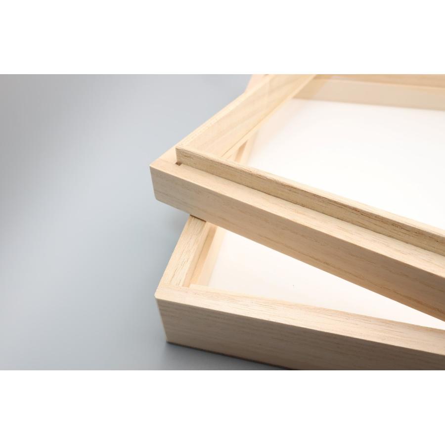 標本箱 桐インロー箱 ガラスフタ 【大サイズ】 : ラブリーインセクト