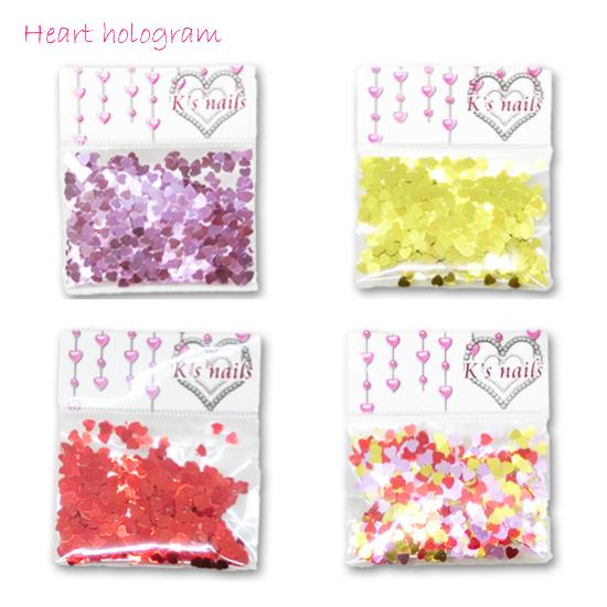 最安値挑戦 メール便可 メタリック ハートホログラム 極薄0 035mm 1g入 ジェルネイル アート用品 埋込パーツ 埋め込み ネイルサロン Uvレジン ハンドメイド
