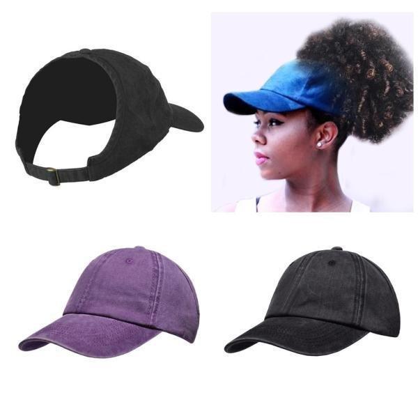 2x女性バックレスポニーテールハットハイメッシーバンハットブラックパープル 1ofzxykywn 財布 帽子 ファッション小物 Clubhercules Com
