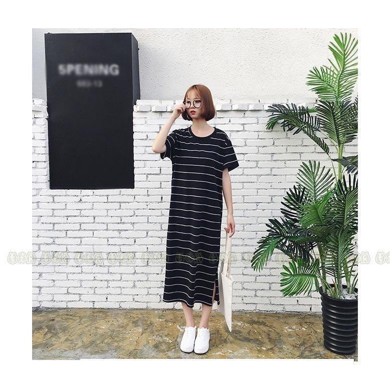 ふるさと割 女性 ボーダー柄 半袖ワンピース ゆったり ワンピース 半袖 Tシャツワンピース レディース ロングワンピ レトロ マリンセーラー 夏 ワンピース サイズ M Www We Job Com