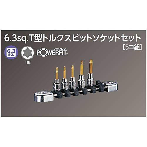 京都機械工具 KTC ネプロス 6.3mm 1/4ンチ T型 トルクス ビット 
