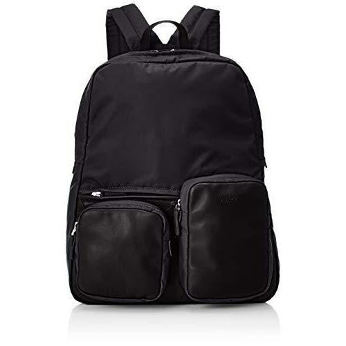 イザック ノートパソコンアクセサリー 周辺機器 リュックサック リュックサック リサイクルナイロン ダブルポケットリュック ラブアンドピース広島 ブラック レディース リサイクルナイロン A B08lk5l164 2112