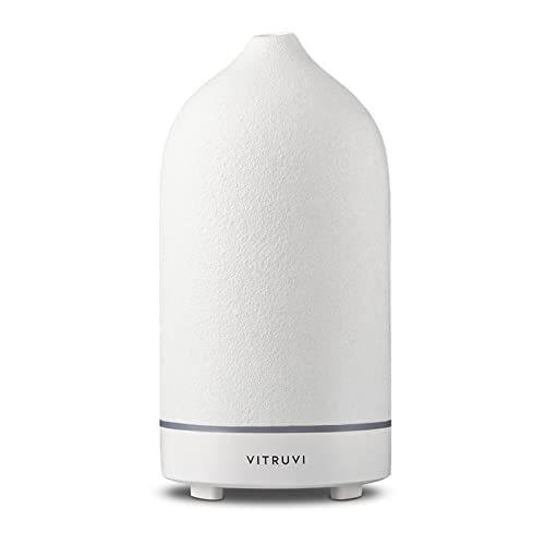 Vitruvi 加湿器 加湿器 卓上 静音 アロマディフューザー アロマ 加湿器 おしゃれ 1ml A B08x6d1w52 2114 1ml 時間設定 無水自動電源オフ 静音 ラブアンドピース広島 白い