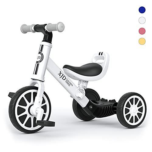 即発送可能 Xjd 3 In 1 子ども用三輪車 子供 幼児用 こども自転車 キッズバイク 10ヶ月 4歳 乗用玩具 に向け 多機能 ペダルな 激安ブランド Nitaisevinimataji Com