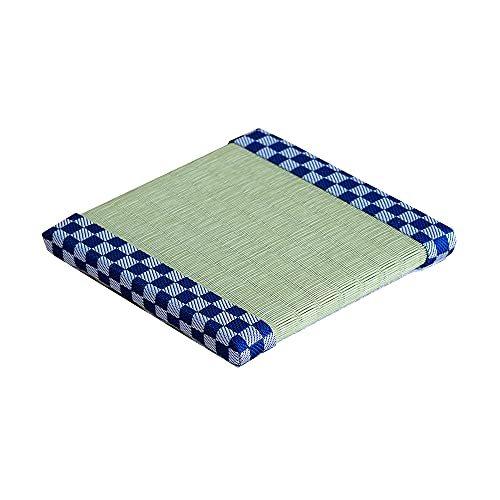 こうひん 日本製 ミニ畳 飾り畳 銀影 サイズ 約15cm 15cm 厚さ 約2cm カラー グリーン 和風のフィギュア台や畳のへこみ防止に