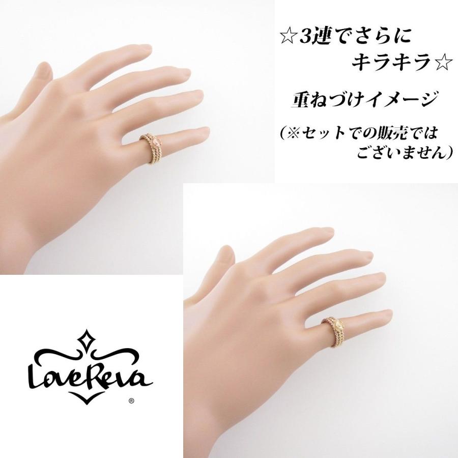 K10 ローズ ツイスト ピンキーリング レディース LoveReva ラブレバ 1404_4