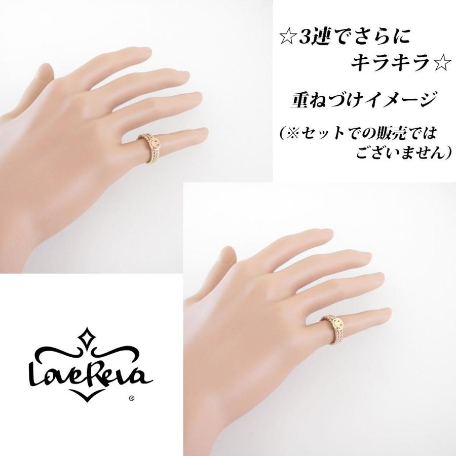 K10 スマイル ツイスト ピンキーリング レディース LoveReva ラブレバ 1405_4