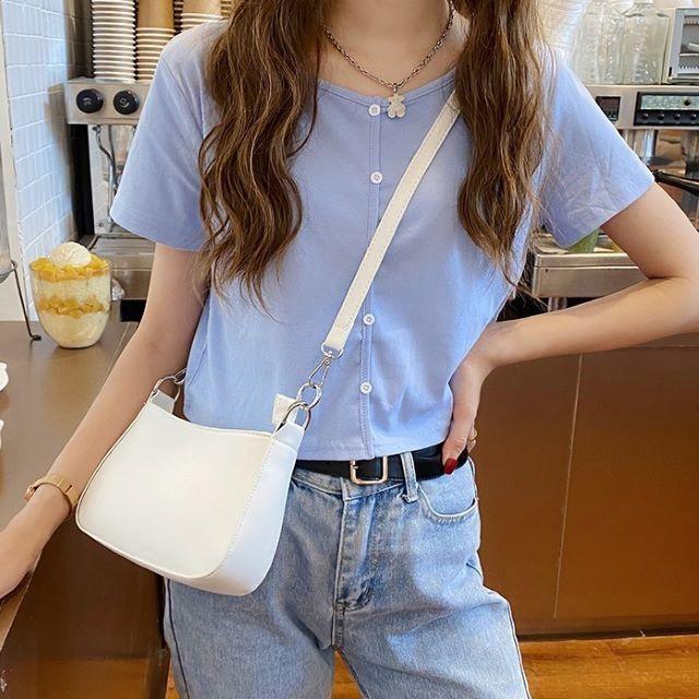 ショルダーバッグ レディース 軽い 白 黒 フェイクレザー 斜めがけ 肩掛け チェーン 2way きれいめ おしゃれ 韓国 シンプル 通勤 通学 | ブランド登録なし | 13