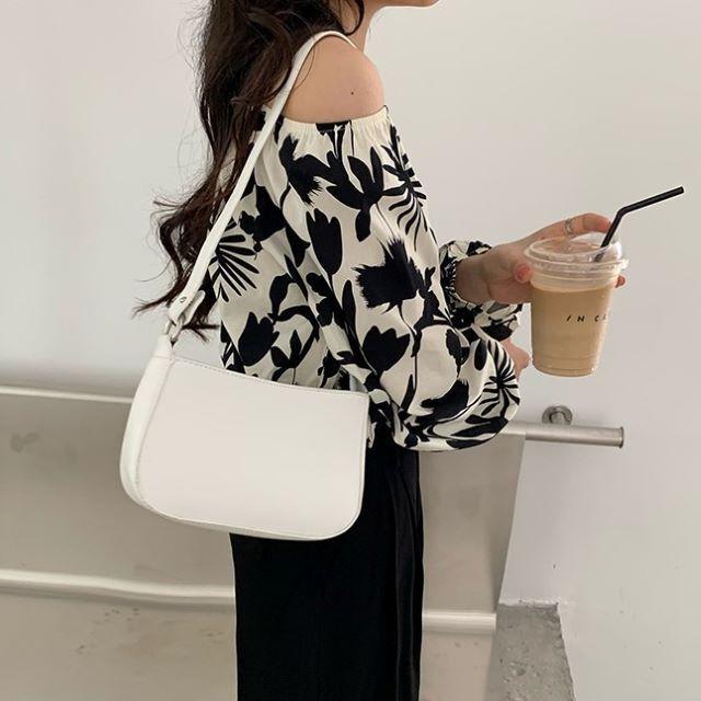 ショルダーバッグ レディース 軽い 白 黒 フェイクレザー 斜めがけ 肩掛け チェーン 2way きれいめ おしゃれ 韓国 シンプル 通勤 通学 | ブランド登録なし | 14