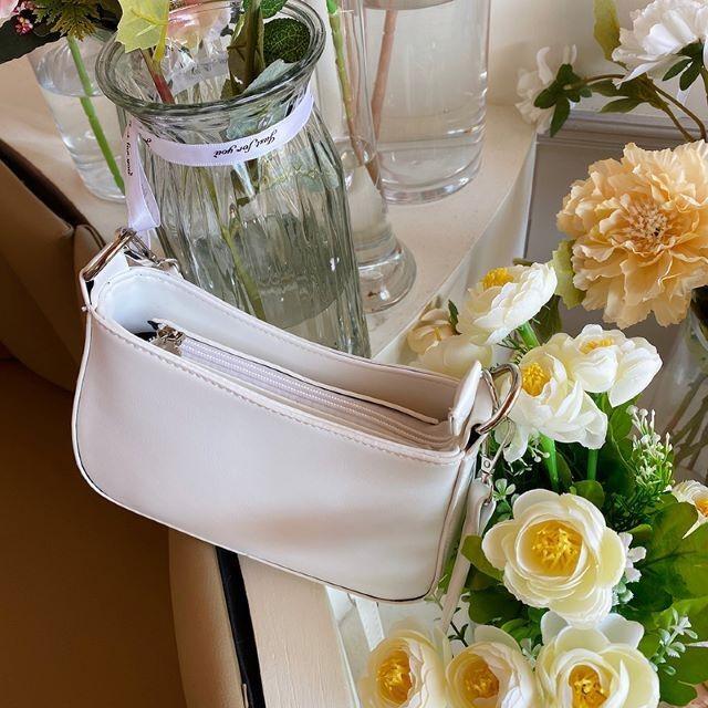 ショルダーバッグ レディース 軽い 白 黒 フェイクレザー 斜めがけ 肩掛け チェーン 2way きれいめ おしゃれ 韓国 シンプル 通勤 通学 | ブランド登録なし | 15