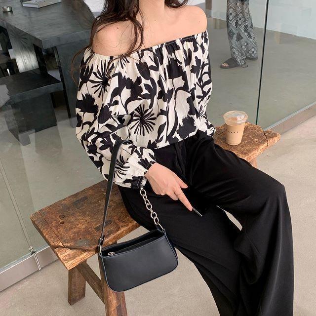 ショルダーバッグ レディース 軽い 白 黒 フェイクレザー 斜めがけ 肩掛け チェーン 2way きれいめ おしゃれ 韓国 シンプル 通勤 通学 | ブランド登録なし | 10