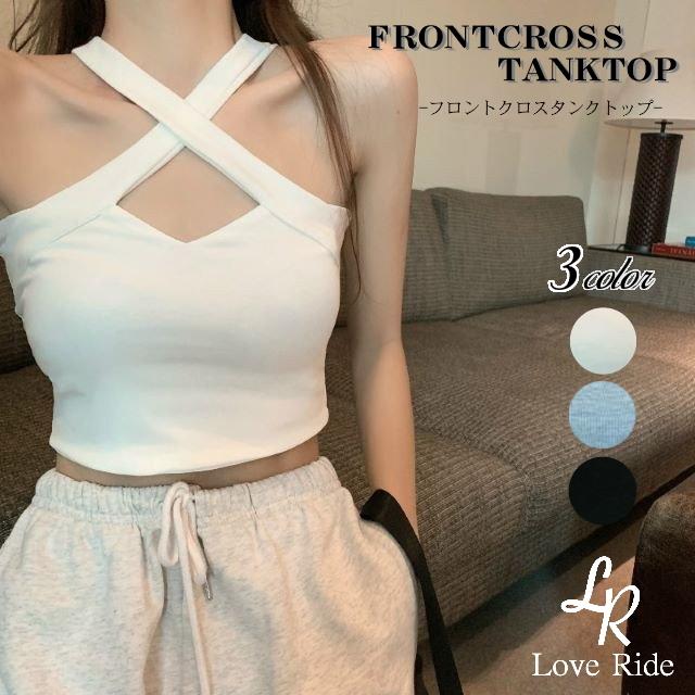 タンクトップ レディース スポーツ おしゃれ キャミソール インナー 大きいサイズ 3色 ショートVネック 無地 トップス ダンス 40代 | ブランド登録なし