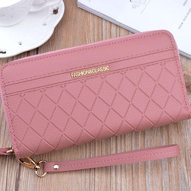 財布 レディース 長財布 PUレザー ロング ウォレット ダブルファスナー