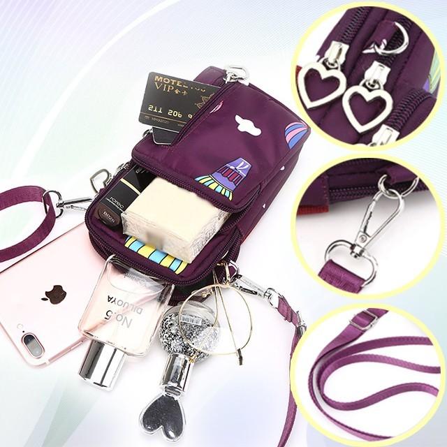 スマホ ポーチ レディース ショルダー バッグ 2way 縦型 斜めがけ ポシェット かわいい 40代 60代 軽量 ミニ ポーチ おしゃれ | ブランド登録なし | 12