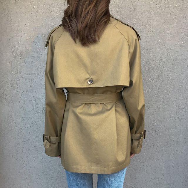 トレンチコート レディース スプリングコート チェスターコート 2色 大きいサイズ アウター ダブル おしゃれ きれいめ ベルト付き 春 秋 20代 30代 40代 50代 | ブランド登録なし | 14