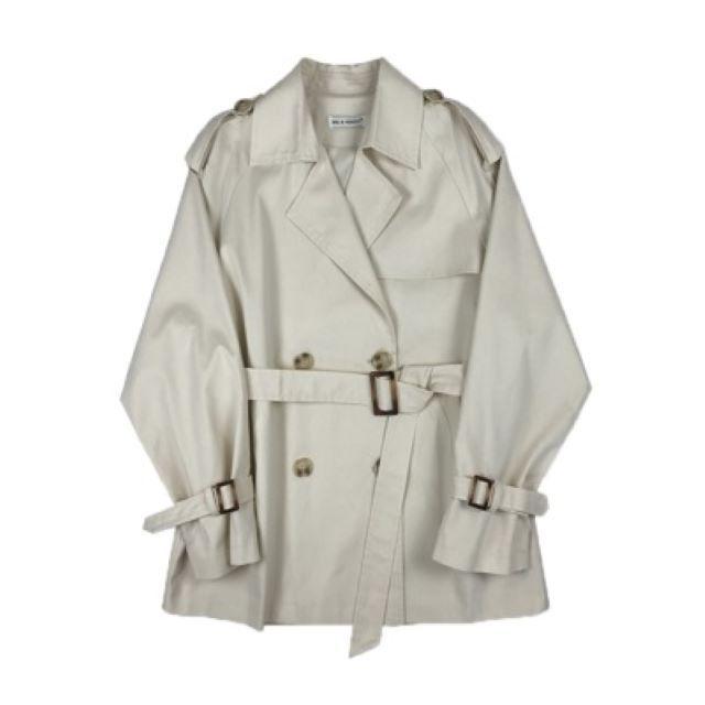 トレンチコート レディース スプリングコート チェスターコート 2色 大きいサイズ アウター ダブル おしゃれ きれいめ ベルト付き 春 秋 20代 30代 40代 50代 | ブランド登録なし | 17