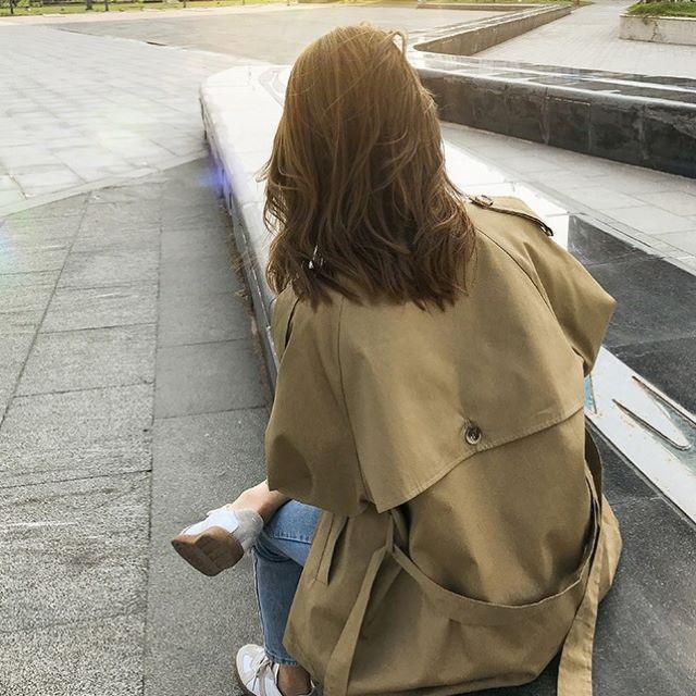 トレンチコート レディース スプリングコート チェスターコート 2色 大きいサイズ アウター ダブル おしゃれ きれいめ ベルト付き 春 秋 20代 30代 40代 50代 | ブランド登録なし | 08