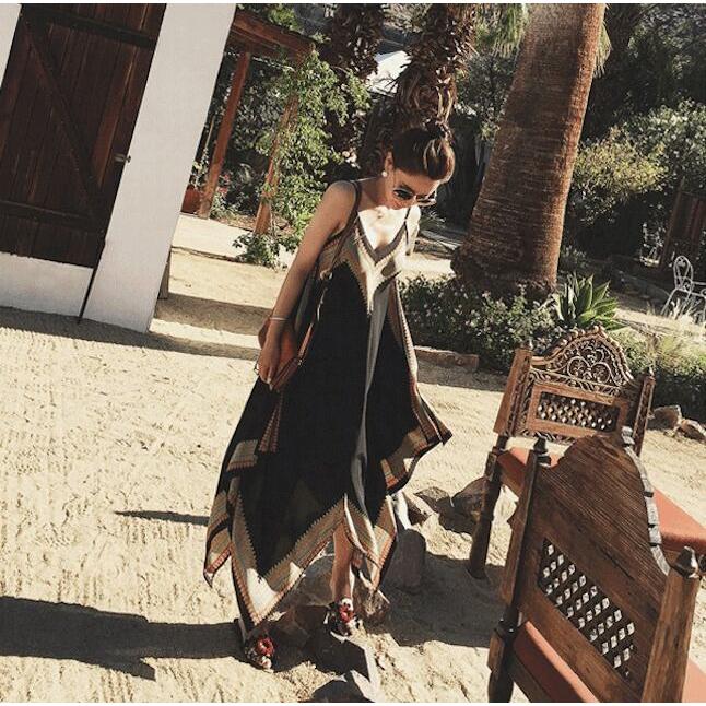 キャミソールワンピ レディース ゆったり 春夏 Vネック ロングワンピース キャミワンピリゾートワンピース 海旅行 セクシー S M L XL | ブランド登録なし | 02